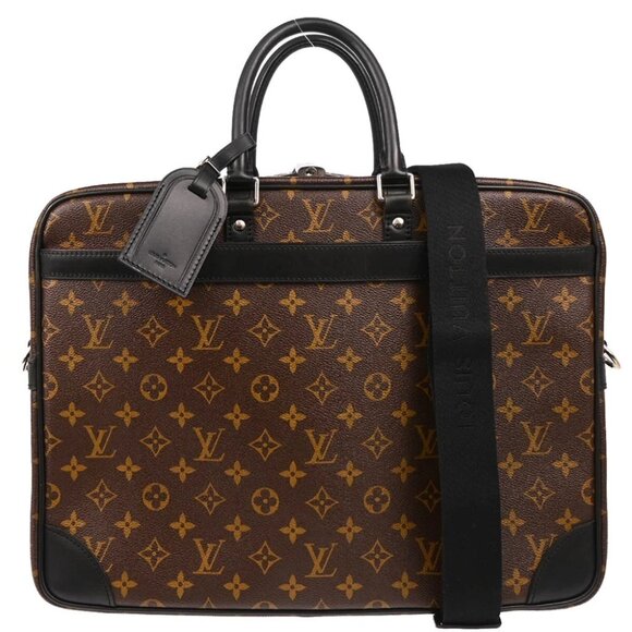 Louis Vuitton Macassar Porte Document Voyage M40224 TR2111 185191 - Picture 1 of 7